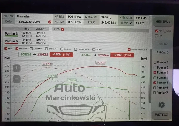 Mercedes-Benz Klasa E cena 33000 przebieg: 278000, rok produkcji 2007 z Poznań małe 781